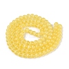 Transparent Glass Imitation Cat Eye Beads Strands GLAA-Q110-01B-17-2