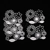 Flower Carbon Steel Cutting Dies Stencils DIY-A008-40-1