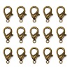 Tibetan Style Alloy Lobster Claw Clasps LS-PALLOY-O027-AB01-1
