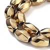 Synthetic Non-magnetic Hematite Beads Strands G-P545-G02-01C-3