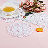 4Pcs 4 Styles Cup Mat Cotton Coaster AJEW-LP0005-98B-1