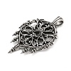 Halloween 316 Surgical Stainless Steel Pendants X-STAS-A123-01C-AS-2