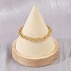 304 Stainless Steel Mesh Chain Bracelets for Women BJEW-Z143-04G-2