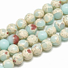Synthetic Imperial Jasper Beads Strands G-S300-41A-8mm-1