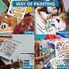 1 Set Summer Theme PET Hollow Out Drawing Painting Stencils DIY-MA0004-76B-6