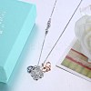 925 Sterling Silver Pendant Necklaces NJEW-BB33988-5