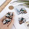 Gorgecraft Bee Rhinestone Appliques DIY-GF0008-66-3