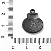 Ion Plating(IP) 304 Stainless Steel Pendants STAS-E182-15B-3