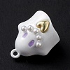 Halloween Spray Painted Alloy Pendants LS-PALLOY-R139-02B-01-3