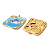 304 Stainless Steel Enamel Pendants STAS-Z145-10G-03-2