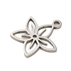 Non-Tarnish 304 Stainless Steel Charms STAS-S123-01P-09-2