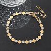 304 Stainless Steel Rhinestone Cup Chain Bracelets for Women BJEW-F488-26G-G-1