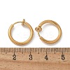 Ion Plating(IP) 304 Stainless Steel Clip-on Earrings EJEW-M218-03B-G-4