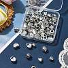 60Pcs 10 Styles Tibetan Style Alloy European Beads MPDL-FS0001-02A-7