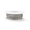 Tarnish Resistant 304 Stainless Steel Cable Chains CHS-C002-03P-02-3
