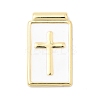 Brass Enamel Pendants KK-L262-28G-B02-1