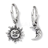 316 Surgical Stainless Steel Hoop Earrings EJEW-P274-03AS-1