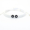 Resin Beads Braided Bead Bracelets FS-WG7326D-21-1