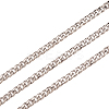 304 Stainless Steel Cuban Link Chains CHS-CJ0001-27B-4