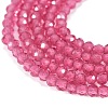 Transparent Glass Beads Strands GLAA-F079-A-01-2