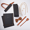 DIY Rectangle PU Leather Knitting Crochet Bags GN-TAC0003-08C-1