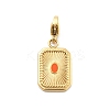 304 Stainless Steel Enamel Pendant Decoration STAS-L283-51G-2
