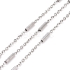 Tarnish Resistant Handmade 304 Stainless Steel Cable Chains CHS-G003-11P-A-3