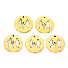 PVD Vacuum Plating 304 Stainless Steel Pendants LS-STAS-N092-34G-1