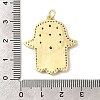 Brass Micro Pave Cubic Zirconia Pendants KK-I378-17G-4