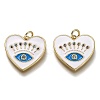 Brass Micro Pave Colorful Cubic Zirconia Pendants LS-ZIRC-B0003-12G-1