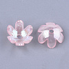 Transparent Acrylic Bead Caps TACR-T007-07B-2