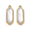 Natural Freshwater Shell Pendants SA-CBA11D7-20A-G-1