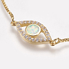 Adjustable Brass Bolo Bracelets BJEW-G593-11G-B-2