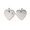 316 Surgical Stainless Steel Pendants STAS-K178-05P-1