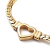 Ion Plating(IP) Flat Cuban Link Chunky Chain Necklace NJEW-Q335-13G-3