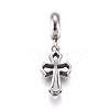 304 Stainless Steel European Dangle Charms LS-OPDL-G010-03AS-1