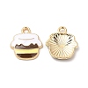 Alloy Enamel Pendants ENAM-C005-16G-1