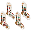 8Pcs 4 Styles Wood Sock Blockers for Knitting TOOL-NB0002-11-1