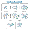 Waterproof PVC Colored Laser Stained Window Film Adhesive Stickers DIY-WH0256-025-2