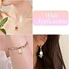 15Pcs 3 Colors Golden Plated Alloy Enamel Pendants ENAM-YW0006-07-6