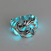 Luminous Alloy Dragon Open Cuff Ring LUMI-PW0001-108A-01AS-1