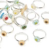 Brass Adjustable Rings RJEW-PH01311-1