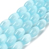 Macaron Color Natural Selenite Beads Strands G-B102-A01-06-1
