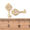 Brass Micro Pave Cubic Zirconia Pendants ZIRC-L105-05A-G-3