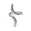 Non-Tarnish 304 Stainless Steel Open Cuff Rings RJEW-Z018-02P-2