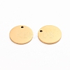 Ion Plating(IP) 304 Stainless Steel Charms STAS-I141-03B-G-2