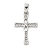 Brass Micro Pave Cubic Zirconia Pendants KK-U056-51P-1