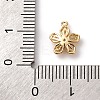 Brass Micro Pave Cubic Zirconia Charms KK-D371-04E-G-3
