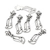 Tibetan Style Alloy Kitten Pendants LS-LF10383Y-1