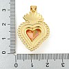 Rack Plating Brass Pendants ZIRC-L100-163G-01-3